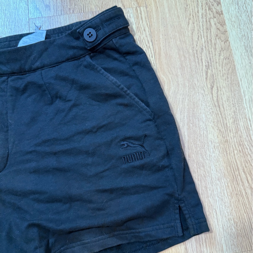 Puma Women's Athletic Black Shorts - Picture 3 of 9